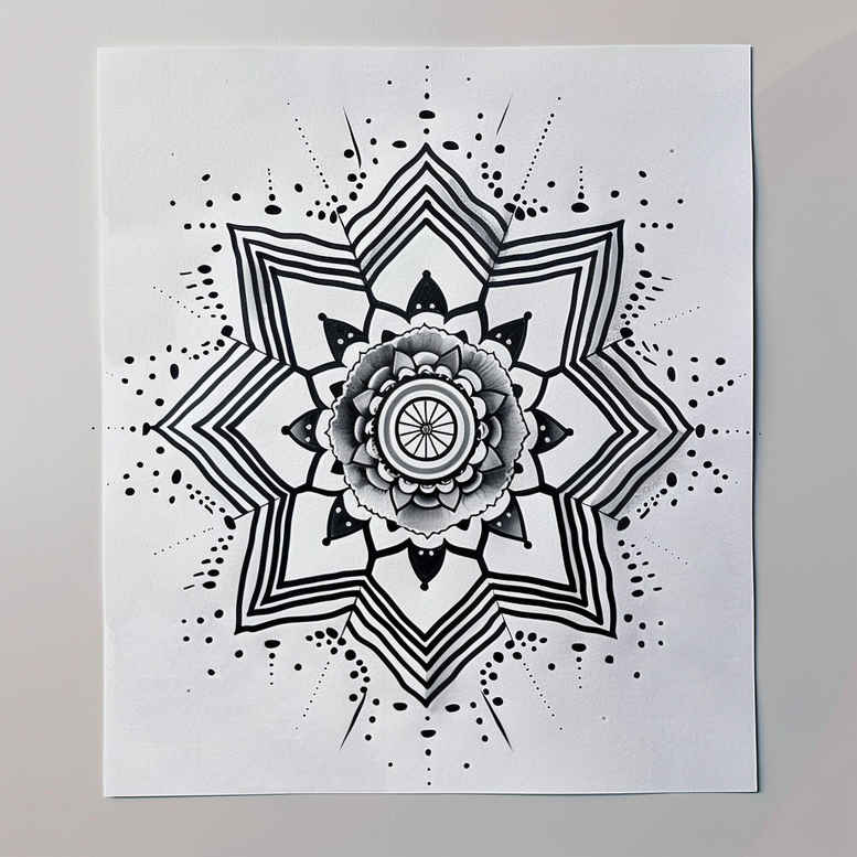 mandalas-and-similar tattoo design ideas filigree peaceful courage and power