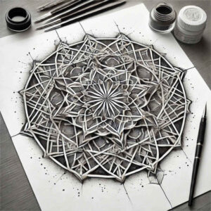 unending – tattoo design ideas free ai generated – fine-line – for-palm – Gallery: mandalas-and-similar-inkby-ai