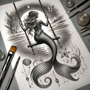 mermaid-freedom-symbol-realism-realistic-structure-for-full-back – tattoo design ideas free ai generated – Gallery: mermaids-inkby-ai