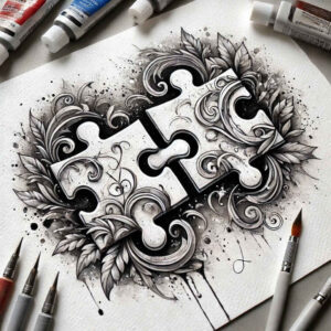 petite – tattoo design ideas free ai generated – symmetric – for-behind-ear – Gallery: minimalistic-inkby-ai