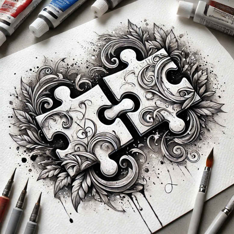 petite – tattoo design ideas free ai generated – symmetric – for-behind-ear – Gallery: minimalistic-inkby-ai