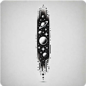subtle-motif – tattoo design ideas free ai generated – unbroken-circle – for-ankle – Gallery: minimalistic-inkby-ai