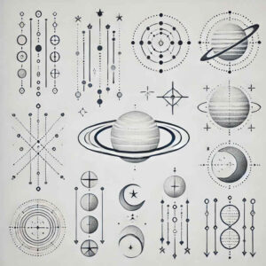 symbol-mark – tattoo design ideas free ai generated – repetitive-shapes – for-outer-arm – Gallery: minimalistic-inkby-ai