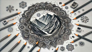 nature-and-precision-for-men – tattoo design ideas free ai generated – filigree – for-inner-arm – Gallery: nature-and-geometry-inkby-ai