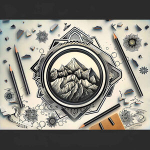 nature-and-precision-for-men – tattoo design ideas free ai generated – geometric-pattern – for-arm – Gallery: nature-and-geometry-inkby-ai