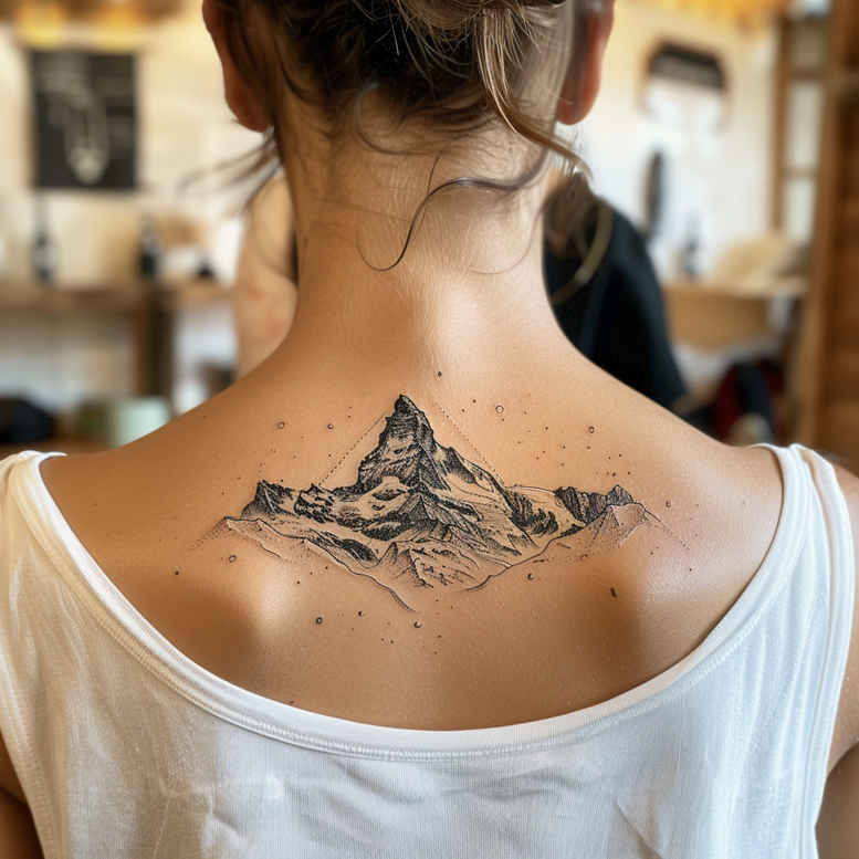 mystical-nature-tattoo – tattoo design ideas free ai generated – realism-gradient-tones – for-back – Gallery: nature-inkby-ai