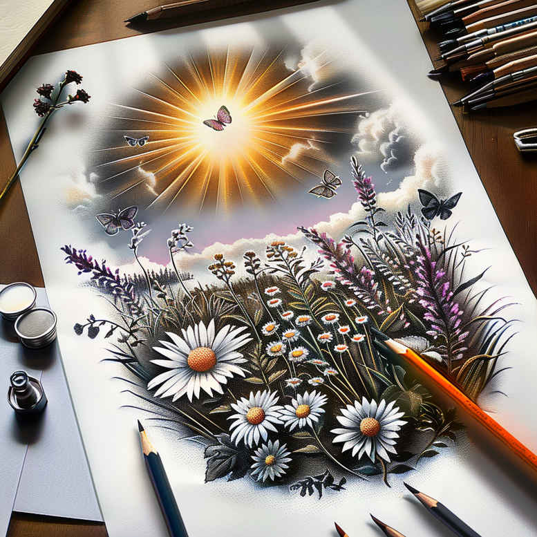 sun-tattoo – tattoo design ideas free ai generated – neotraditional-artful-color – for-shoulder – Gallery: nature-inkby-ai
