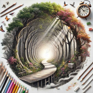 nature tattoo design ideas Realism optical depth ecosystem for hip