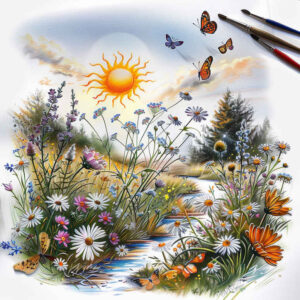 nature tattoo design ideas Surrealism subconscious themes harmonious for upper shoulder