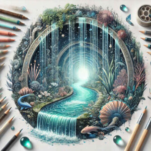 nature tattoo design ideas Surrealism blurred boundaries natural beauty for shoulder