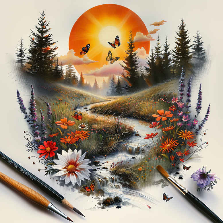 nature tattoo design ideas Realism natural contours textured bark represents perseverance