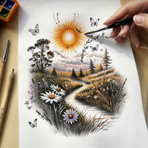wild-animal-tattoo – tattoo design ideas free ai generated – neotraditional-refined-lines – for-lower-arm – Gallery: nature-inkby-ai