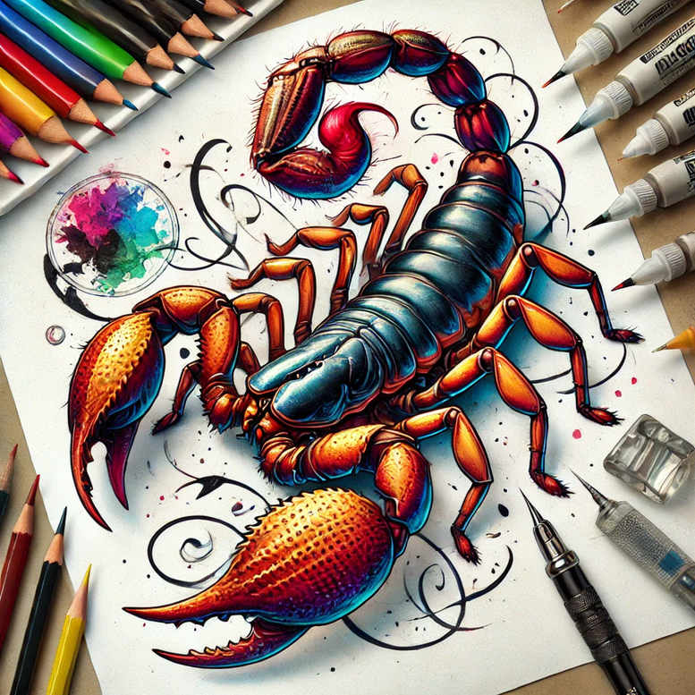 for-women – tattoo design ideas free ai generated – neotraditional-intricate-shading – for-hip – Gallery: other-animals-inkby-ai