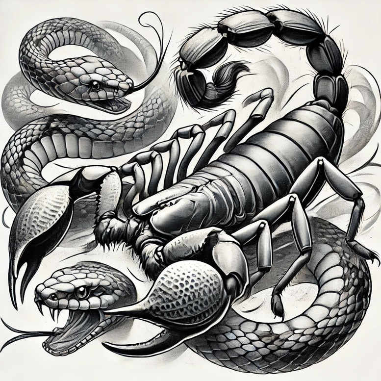 other-animals tattoo design ideas enigmatic aura scales determination and power