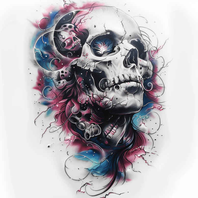 dark-detail-tattoo – tattoo design ideas free ai generated – surrealism-fantastical-elements – for-inner-arm – Gallery: other-dark-inkby-ai