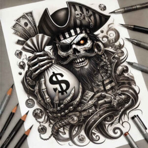 other-dark tattoo design ideas esoteric symbolism creeping shadow meaning strength