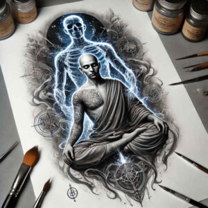 other-dark tattoo design ideas Surrealism enigmatic mystic darkness for wrist