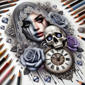 other-dark tattoo design ideas clean lines spectral for full back