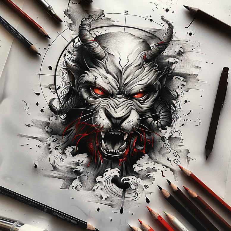 other-dark tattoo design ideas Realism refined lines undead for back shoulder