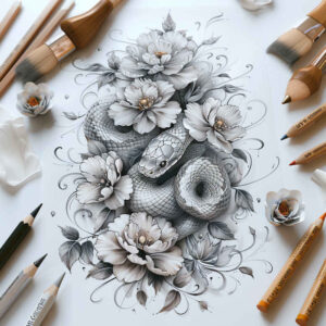 delicate-abstract-patterns – tattoo design ideas free ai generated – thin-script – for-triceps – Gallery: other-delicate-inkby-ai