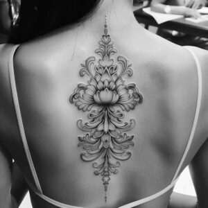 delicate-mystical-motifs – tattoo design ideas free ai generated – plain-tattoo – for-shoulder-blade – Gallery: other-delicate-inkby-ai