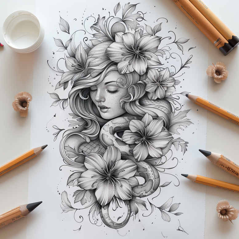 minimalist-tattoos – tattoo design ideas free ai generated – iconic – for-chest – Gallery: other-delicate-inkby-ai