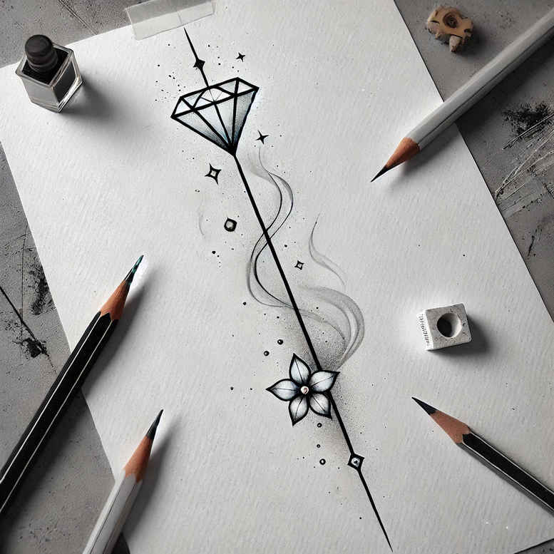tattoos-with-delicate-symbolism – tattoo design ideas free ai generated – petite – for-upper-arm – Gallery: other-delicate-inkby-ai