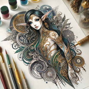 realistic-perspective – tattoo design ideas free ai generated – open-space – for-upper-shoulder – Gallery: other-fantastic-inkby-ai