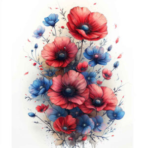 flower-shadow-tattoo – tattoo design ideas free ai generated – surrealism-unconscious-imagery – for-elbow – Gallery: other-flowers-inkby-ai