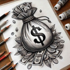 adventure-hobby – tattoo design ideas free ai generated – surrealism-shifting-shapes – for-upper-back – Gallery: other-hobby-inkby-ai