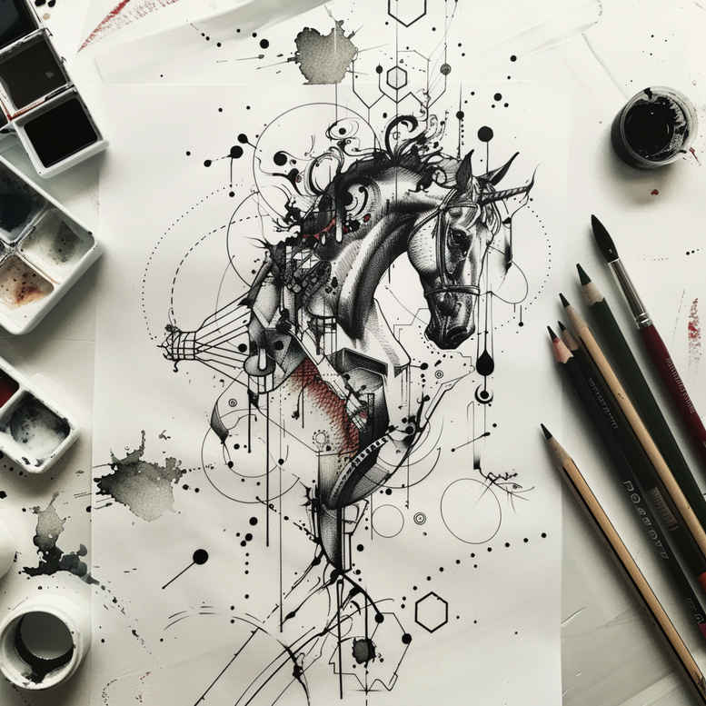 diy-hobby – tattoo design ideas free ai generated – realism-naturalistic – for-temple – Gallery: other-hobby-inkby-ai
