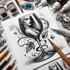 meditation-hobby – tattoo design ideas free ai generated – neotraditional-soft-shadows – for-heel – Gallery: other-hobby-inkby-ai