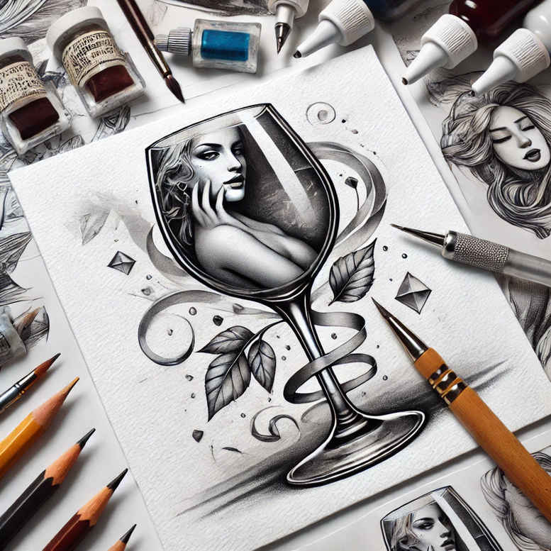 meditation-hobby – tattoo design ideas free ai generated – neotraditional-soft-shadows – for-heel – Gallery: other-hobby-inkby-ai