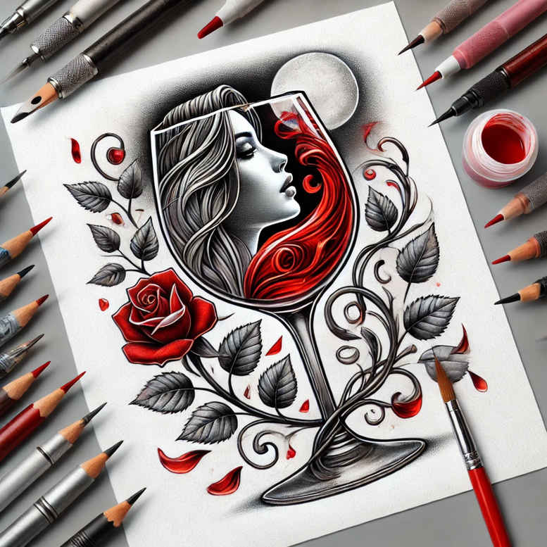 other-hobby tattoo design ideas vivid gradients individual for full back