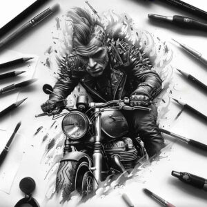 other-hobby tattoo design ideas Surrealism unconscious imagery personal story for chest