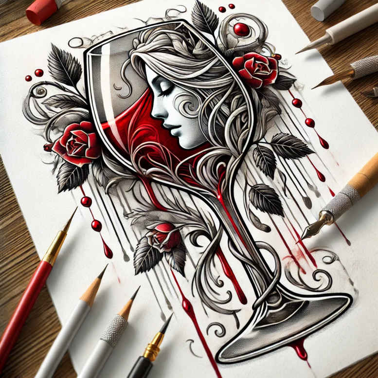 other-hobby tattoo design ideas Surrealism fantasy-inspired unique stands for determination
