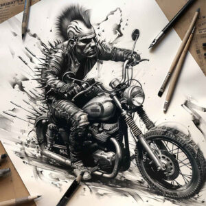travel-hobby – tattoo design ideas free ai generated – neotraditional-smooth-gradients – for-upper-arm – Gallery: other-hobby-inkby-ai