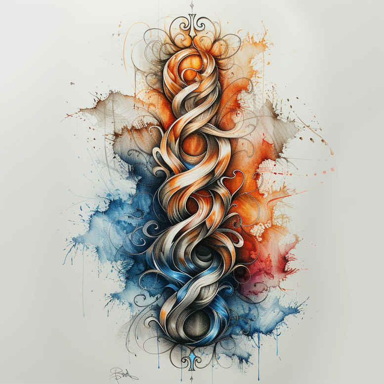 clean-stroke – tattoo design ideas free ai generated – realism-textured-light – for-upper-shoulder – Gallery: other-other-inkby-ai