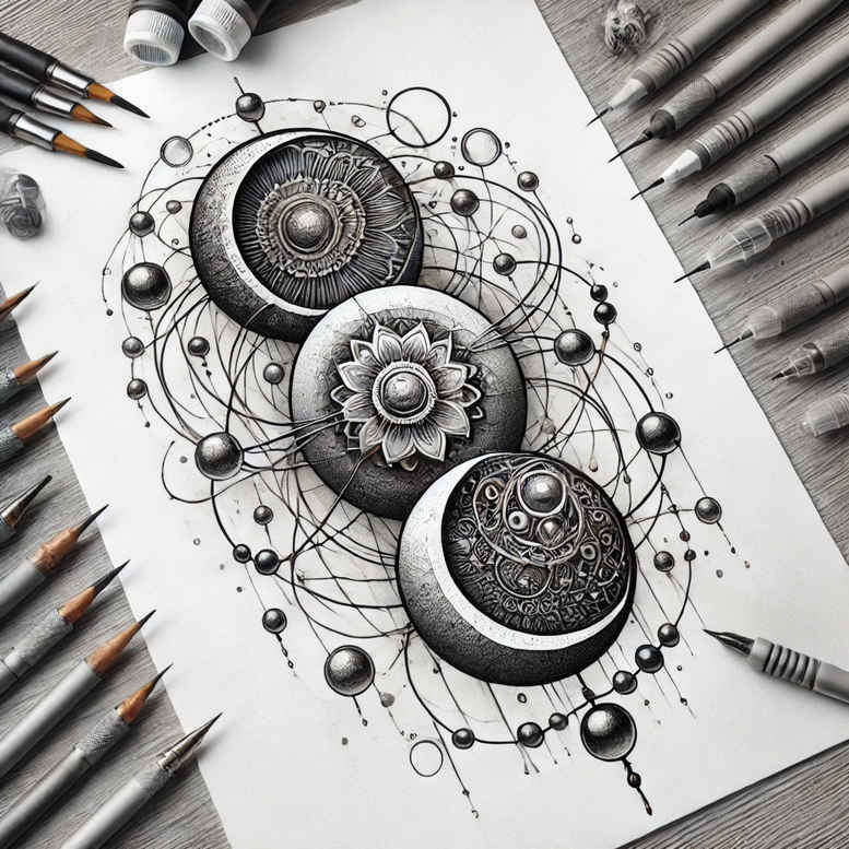 clear-cut – tattoo design ideas free ai generated – surrealism-dreamlike – for-fingers – Gallery: other-other-inkby-ai