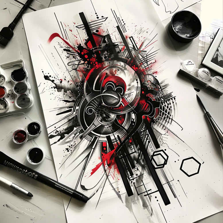 minimalist-script – tattoo design ideas free ai generated – realism-realistic-movement – for-lower-leg – Gallery: other-other-inkby-ai