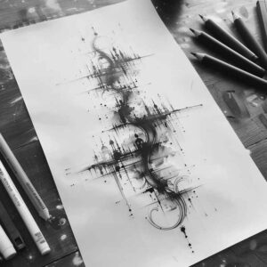 pinprick – tattoo design ideas free ai generated – realism-precise-gradient – for-heel – Gallery: other-other-inkby-ai