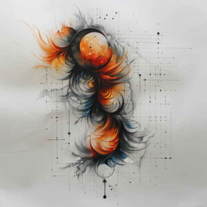pure-shape – tattoo design ideas free ai generated – surrealism-visual-paradox – for-shoulder-blade – Gallery: other-other-inkby-ai