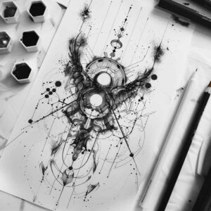 other tattoo design ideas Surrealism subconscious themes fisheye resilience and power