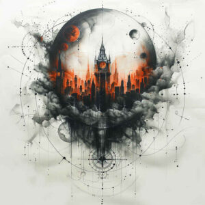 other tattoo design ideas Surrealism hallucinogenic glowing for shoulder blade