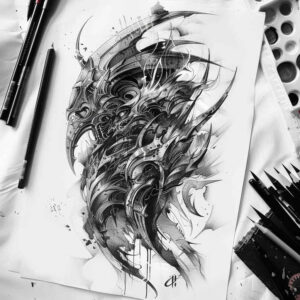 other tattoo design ideas Surrealism phantom intricate shows determination