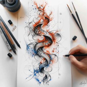other tattoo design ideas textured shading ornate embodying determination