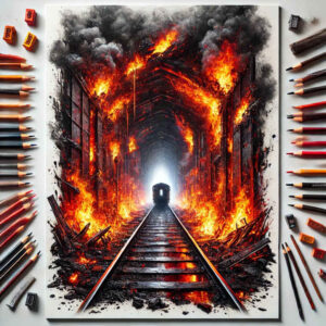 path-road tattoo design ideas bold outdoor path for neck