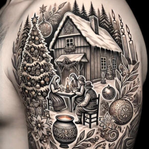 polska-historia-neotraditional-layered-inks-for-shoulder-blade – tattoo design ideas free ai generated – Gallery: poland-inkby-ai