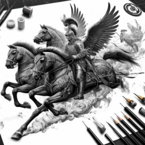 patriotic-emblem-neotraditional-refined-detail-for-shoulder-blade – tattoo design ideas free ai generated – Gallery: poland-inkby-ai