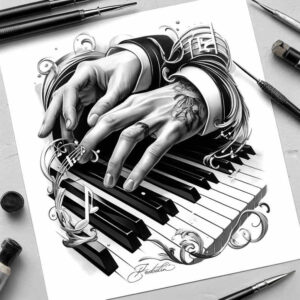 polska-walka-realism-highlighted-contrast-for-upper-chest – tattoo design ideas free ai generated – Gallery: poland-inkby-ai